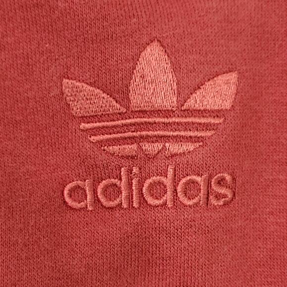 ADIDAS Trefoil Pants Womens M/L 10 Burgundy Sweatpants - Picture 5 of 16